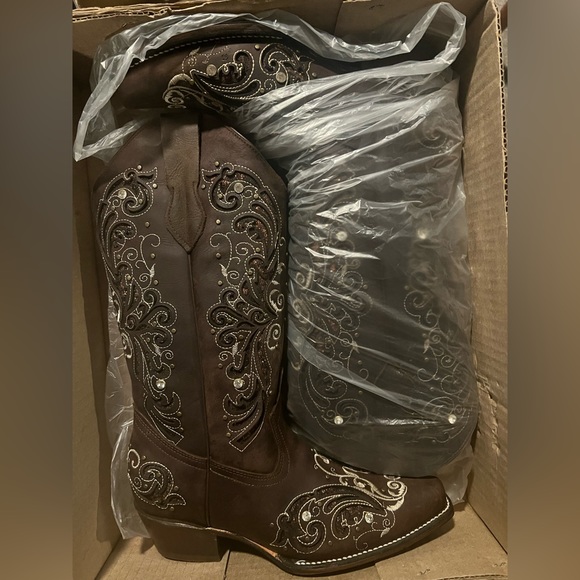 BRAND NEW MEXICAN COWBOY BOOTS - Picture 1 of 5